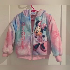 Disney Minnie Mouse Kids Hoodie - Pink and Blue